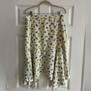 Lost & Wander Floral MIDI Skirt